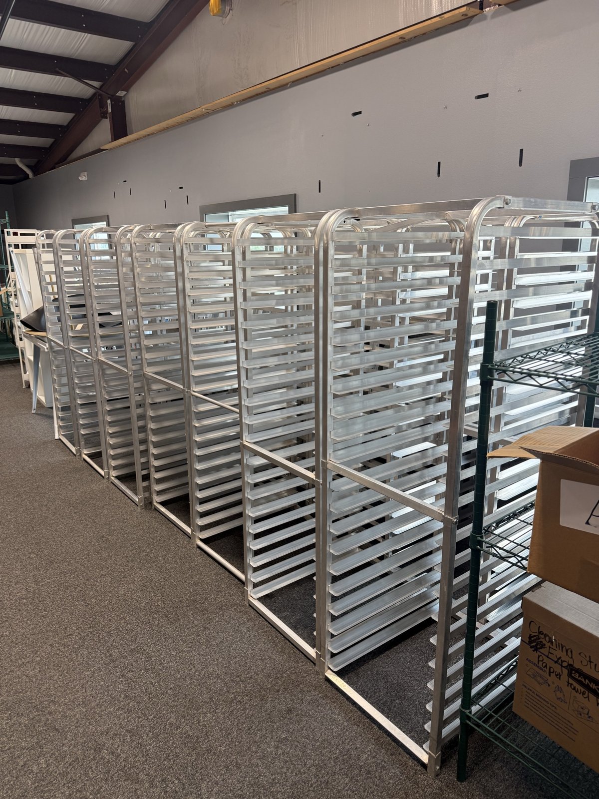 Aluminum Sheet Pan Racks, Full-Size Bun Pan Racks (Lot)