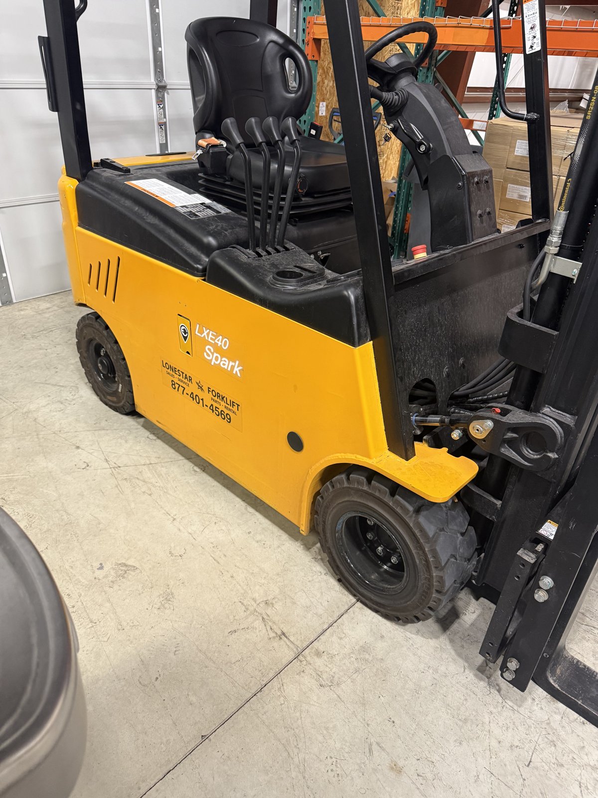 Big Joe LXE40 Spark Electric Forklift, 3,600 lb, Lithium photo 2